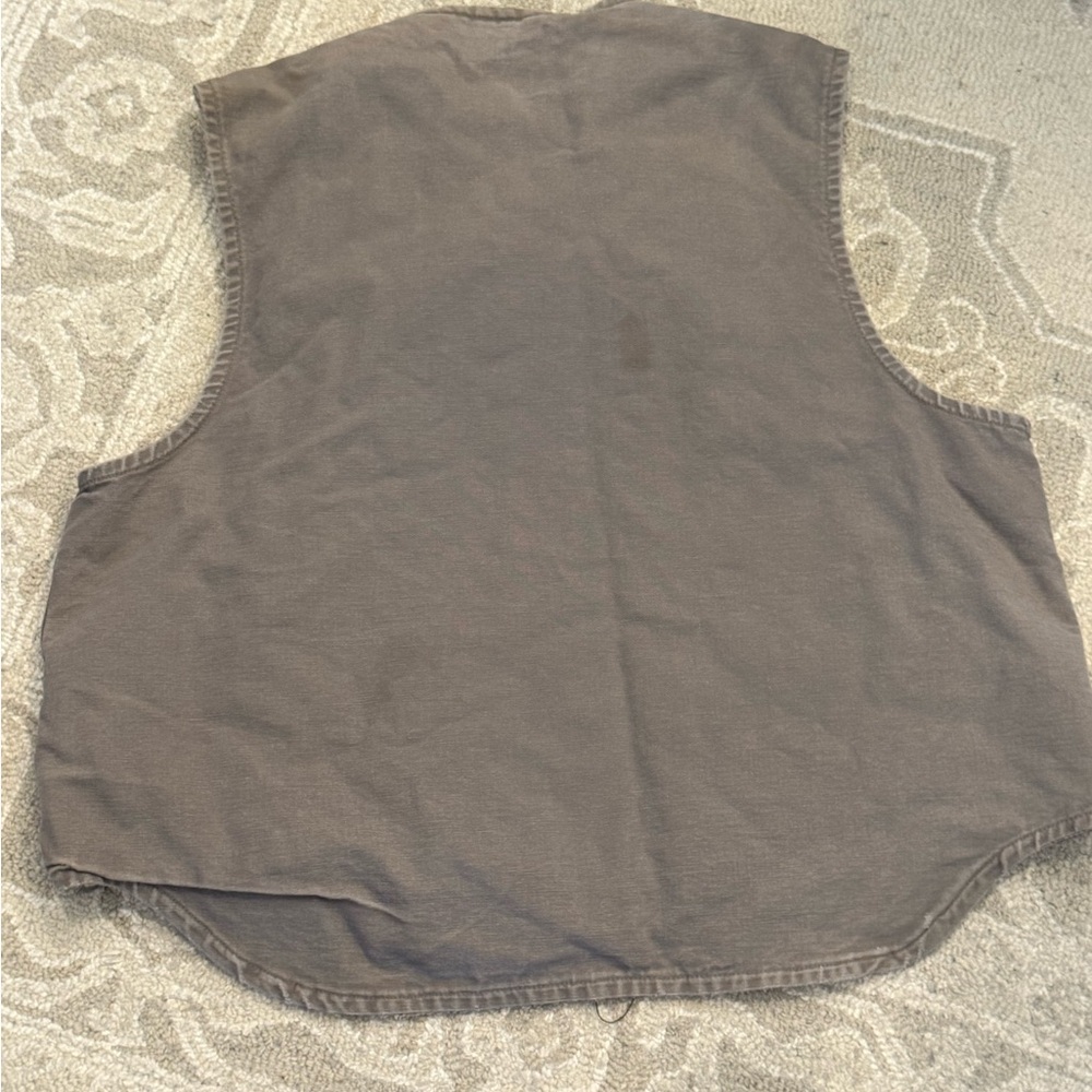 Carhartt Mens Vintage Sherpa-Lined Vest - Picture 5 of 6